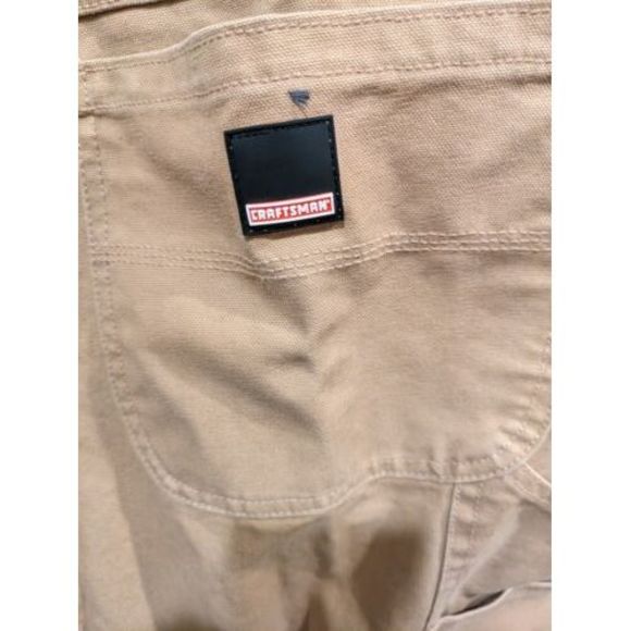 Craftsman Carpenter Pants Mens 42X30 Measured Canvas Cotton - Picture 6 of 6